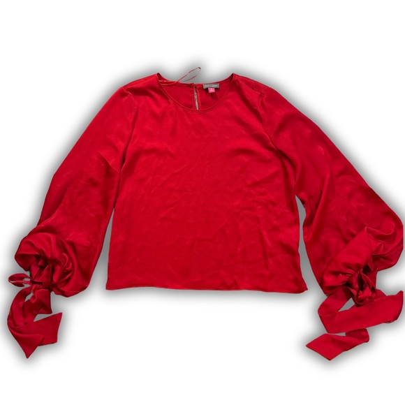 NWOT | Vince Camuto | Vermillion Red Blouse | Size:M - Picture 1 of 5